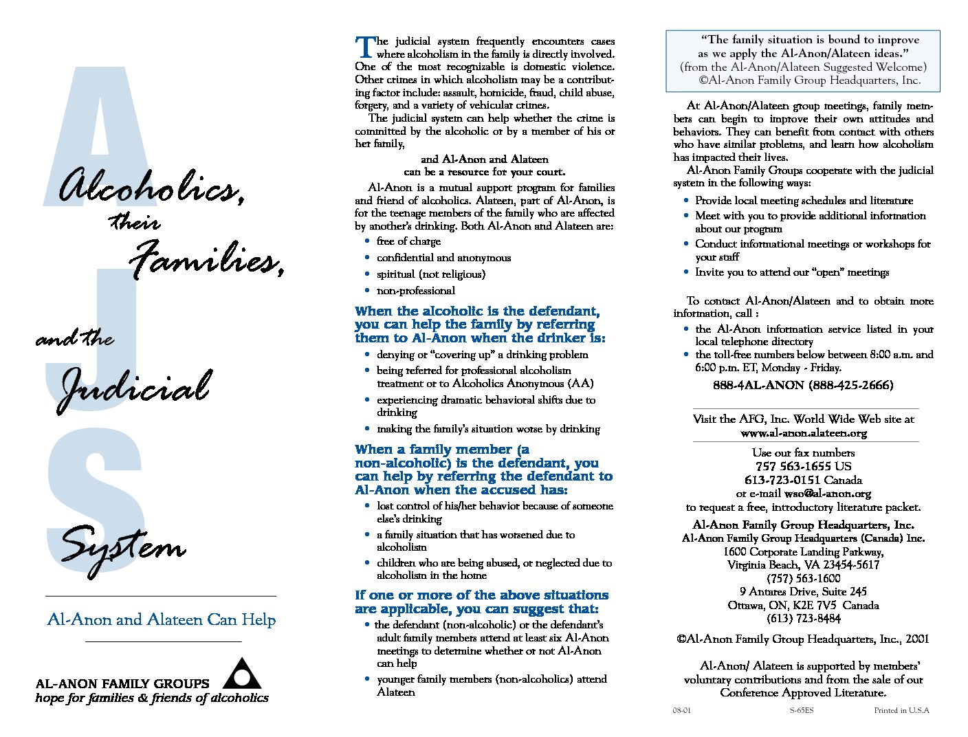 Alcoholics, Their Families and the Judicial System (inglés y español) - Image 2